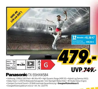 MEDIMAX Panasonic TX-55HXW584 Angebot