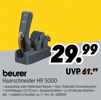 MEDIMAX beurer Haarschneider HR 5000 Angebot