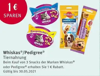 Rossmann Whiskas/Pedigree Angebot