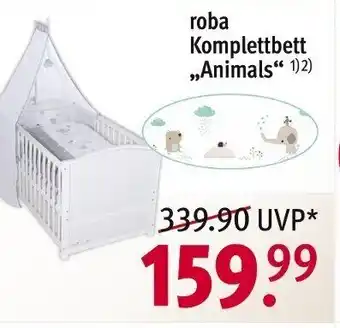 Rossmann roba Komplettbett ,,Animals" Angebot