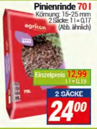 CENTERSHOP Pinienrinde 70L Angebot