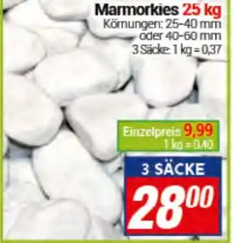 CENTERSHOP Marmorkies 25kg Angebot