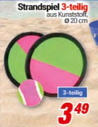 CENTERSHOP Strandspiel 3 teilig Angebot