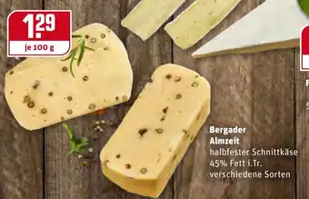 REWE Bergader Almzeit 100g Angebot