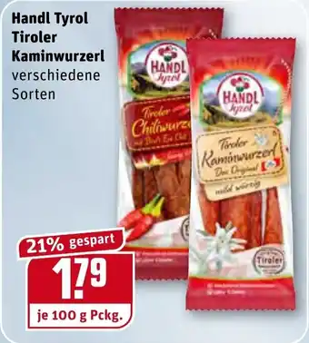 REWE Handl Tyrol Tiroler Kaminwurzel 100g Angebot