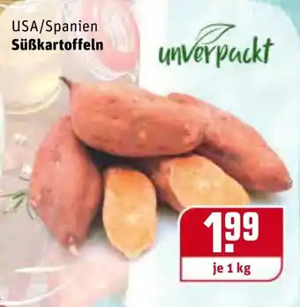 REWE USA/Spanien Süßkartoffeln 1kg Angebot