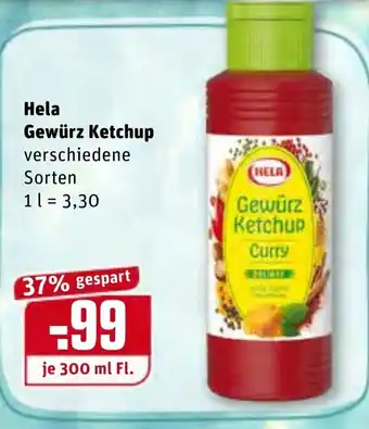 REWE Hela Gewürz Ketchup 300ml Angebot