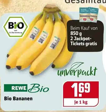 REWE Bio Bananen 1kg Angebot