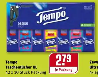 REWE Tempo Taschentücher Angebot