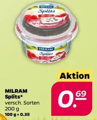 NETTO Milram Splits 200g Angebot