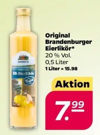 NETTO Original Brandenburger Eierlikor 500ml Angebot