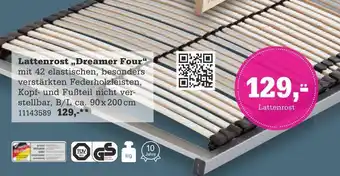 Höffner Lattenrost „dreamer four“ Angebot