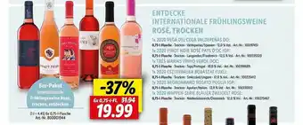 Lidl 6er-paket Internationale Frühlingsweine Rosé, Trocken, Entdecken Angebot