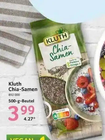 Selgros Kluth Chia-samen Angebot