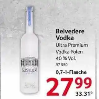 Selgros Belvedere Vodka Angebot