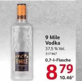 Selgros 9 Mile Vodka Angebot