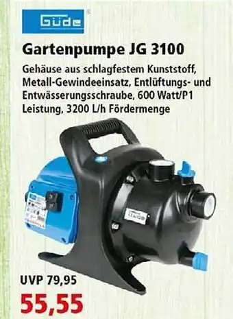 Thomas Philipps Güde Gartenpumpe Jg 3100 Angebot
