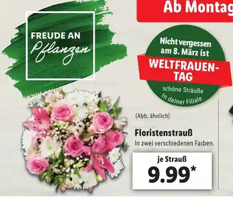 Lidl Floristenstrauß Angebot