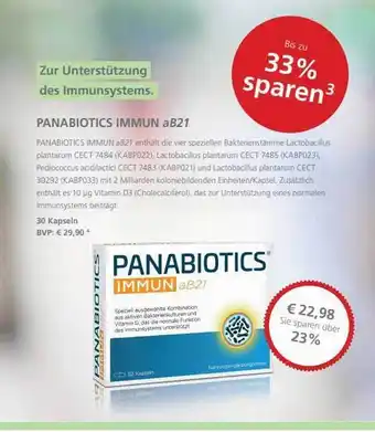 Linda Apotheken Panabiotics Immun Ab21 Angebot