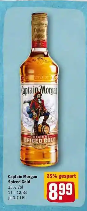 REWE Captain Morgan Spciced Gold Angebot