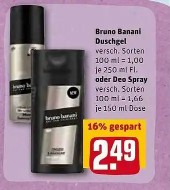 REWE Kaufpark Bruno Banani Duschgel Oder Deo Spray Angebot