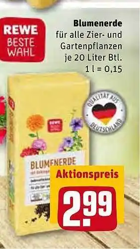 REWE Kaufpark Blumenerde Angebot