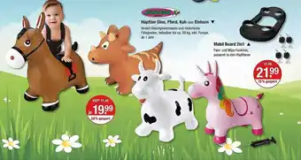 V Markt Jamara Hüpftier Dino, Pferd, Kuh Oder Einhorn Oder Mobil Board 2in1 Angebot