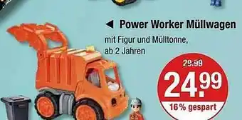 V Markt Power Worker Müllwagen Angebot