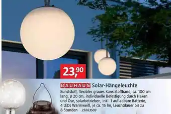 Bauhaus Bauhaus Solar-hängeleuchte Angebot