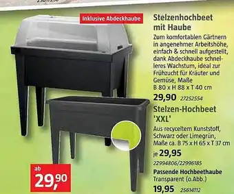 Bauhaus Stelzenhochbeet Mit Haube Angebot