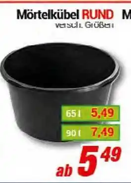 CENTERSHOP Mörtelkübel Rund M Angebot