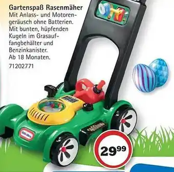 Vedes Gartenspaß Rasenmäher Angebot