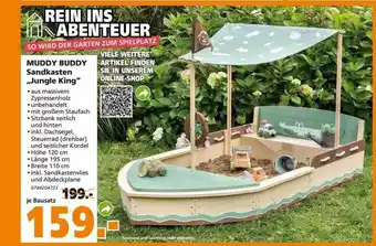 Globus Baumarkt Muddy Buddy Sandkasten „jungle King” Angebot