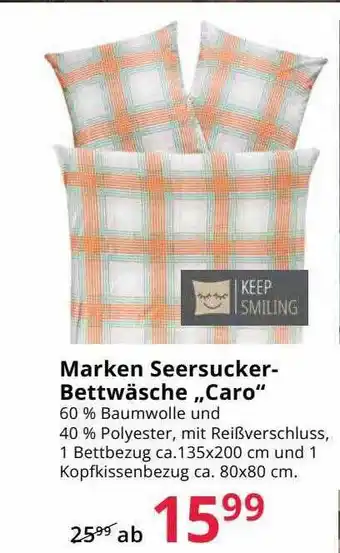 Hammer Marken Seersucker-bettwäsche „caro” Angebot