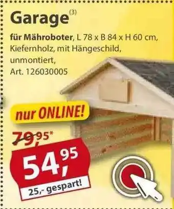 Sonderpreis Baumarkt Garage Für Mähroboter Angebot