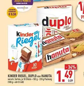 Marktkauf Kinder Riegel Duplo Oder Hanuta Angebot