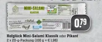 Scheck-in-Center Hofglück Mini-salami Klassic Oder Pikant Angebot