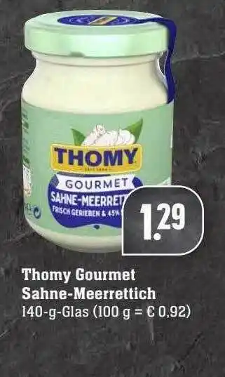 Scheck-in-Center Thomy Gourmet Sahne-meerrettich Angebot