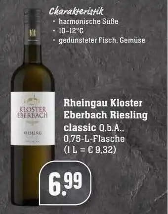 Scheck-in-Center Rheingau Kloster Eberbach Riesling Classic Angebot