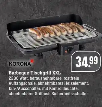 Scheck-in-Center Korona Barbeque Tischgrill XXL Angebot