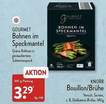 Aldi Nord Gourmet Bohnen Im Speckmantel Angebot