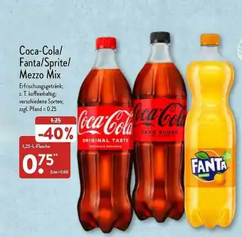 Aldi Nord Coca-cola, Fanta, Sprite Oder Mezzo-mix Angebot