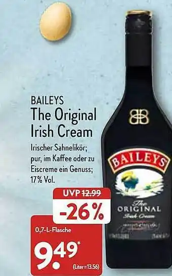 Aldi Nord Baileys The Original Irish Cream Angebot