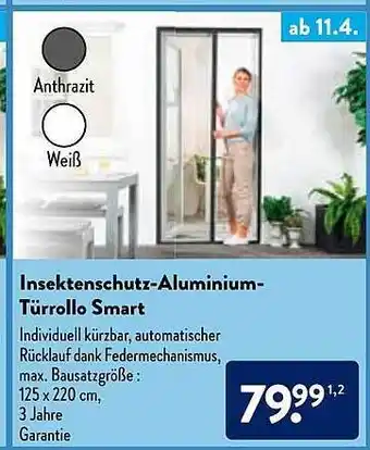 Aldi Nord Insektenschutz-aluminium-türrollo Smart Angebot