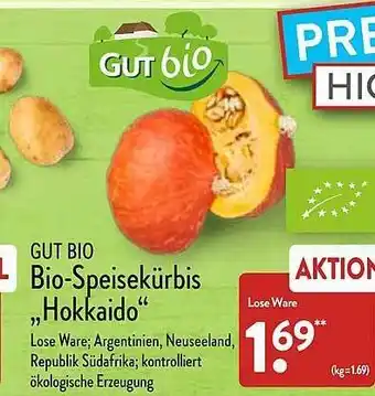 Aldi Nord Gut Bio Bio-speisekürbis „hokkaido“ Angebot