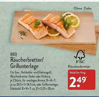 Aldi Nord Bbq Räucherbretter Oder Grillunterlage Angebot