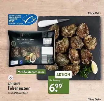 Aldi Nord Gourmet Felsenaustern Angebot