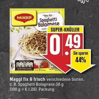 Edeka Maggi Fix & Frisch Angebot