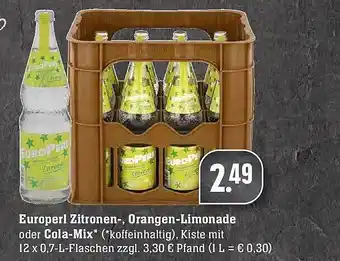 Edeka Europerl Zitronen-, Orangen-limonade Oder Cola-mix Angebot