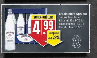 Edeka Gerolsteiner Sprudel Angebot